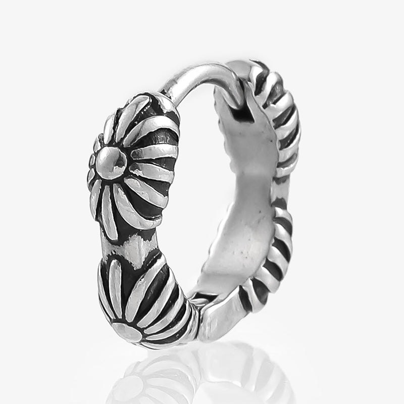 316L Steel Hoop Earrings (Pair) - Polished