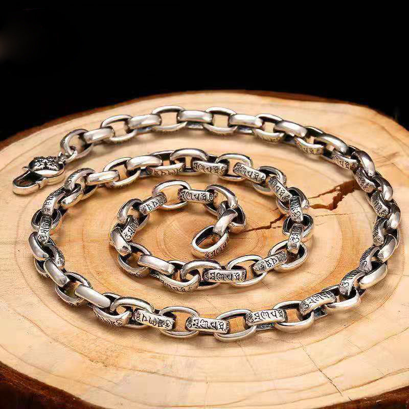Titanium Steel Geometric Pendant Necklace