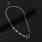 Titanium Steel Polishing Men's Pendant Necklace