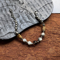 Natural Stone Bead Bracelet