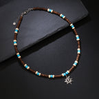 Sun Pendant Surf Necklace