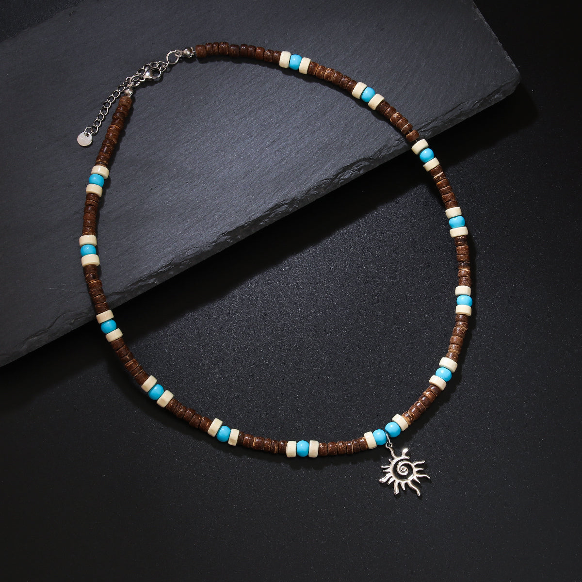 Sun Pendant Surf Necklace