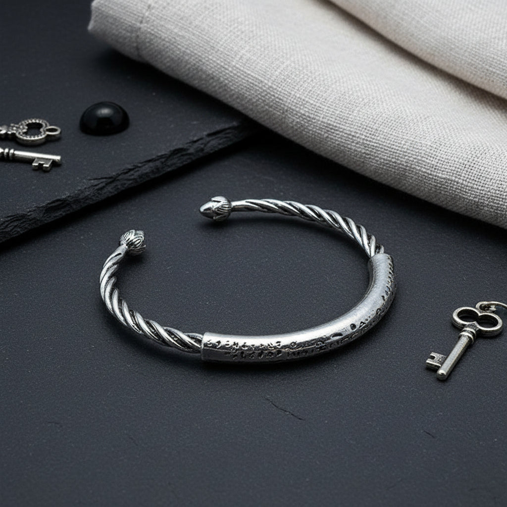 Antique Silver Bangle