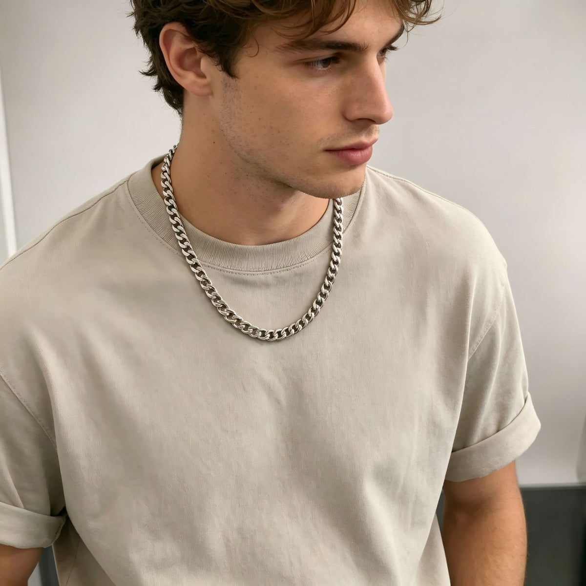Irregular Choker Necklace, 304 Steel