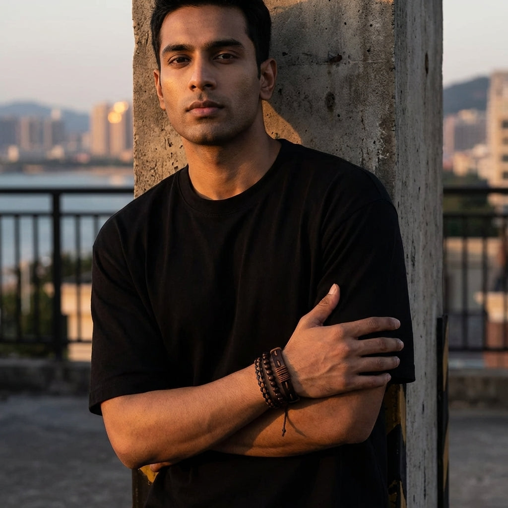 Vintage Style Leather Bracelet