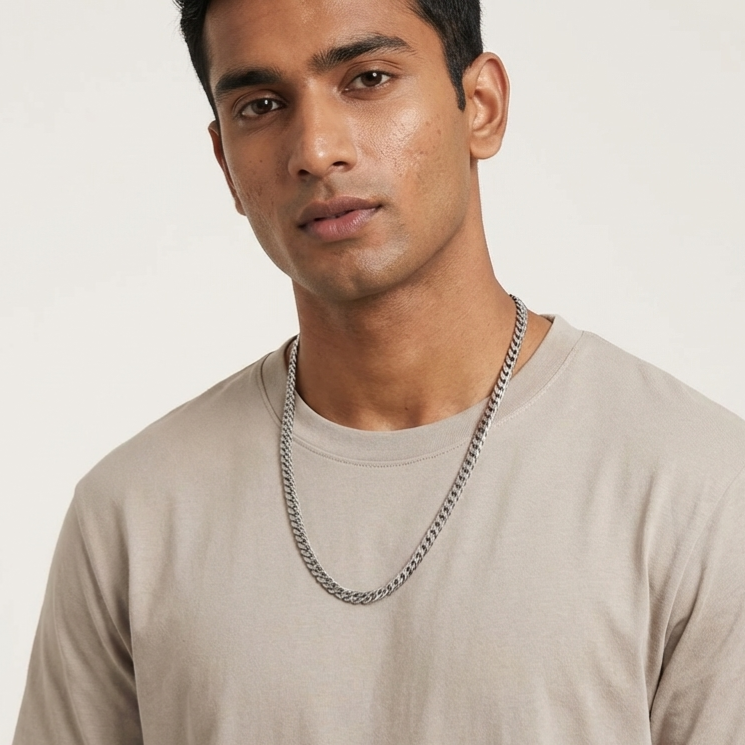 Cuban Chain Necklace - Non Fading Design