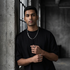 Geometric Titanium Steel Chain