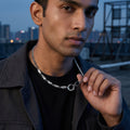 Titanium Steel Men's Pendant Necklace