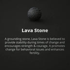 Men's Volcanic Rock Bracelet