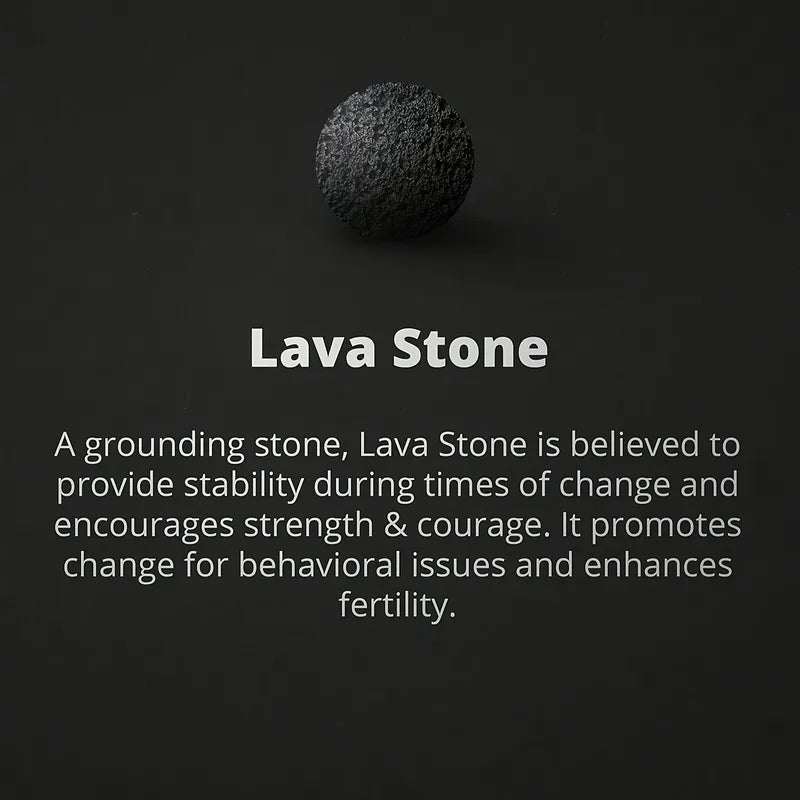 Men's Volcanic Rock Bracelet