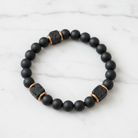 Men's Volcanic Rock Bracelet
