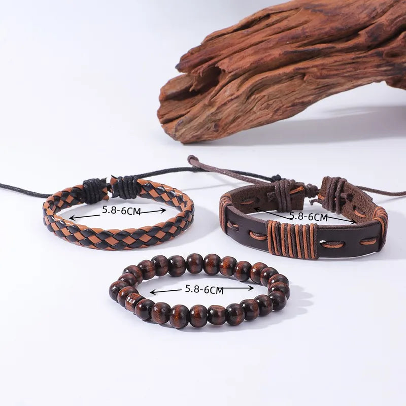 Vintage Style Leather Bracelet
