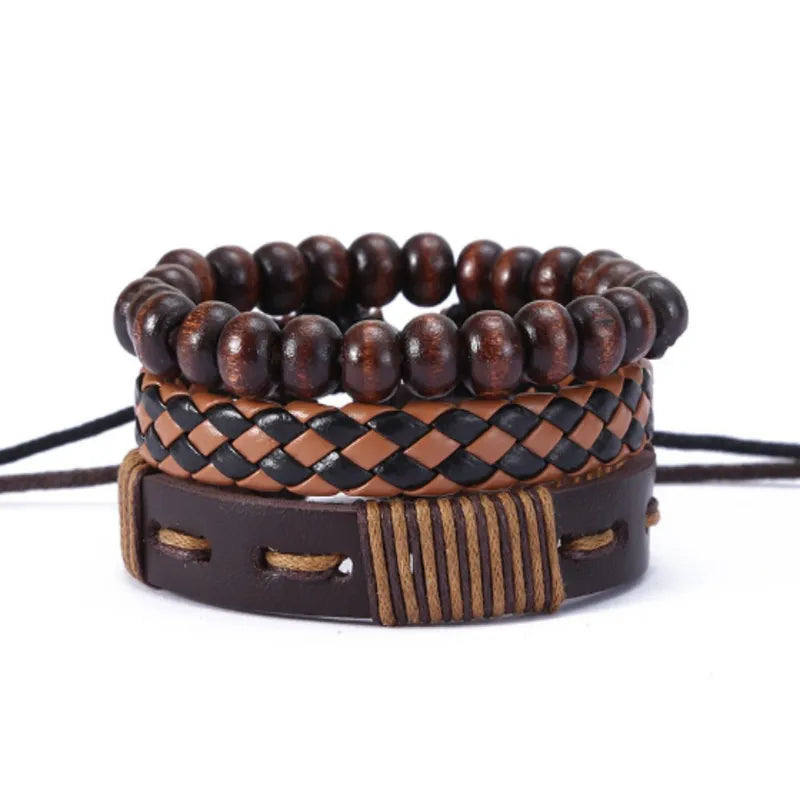 Vintage Style Leather Bracelet
