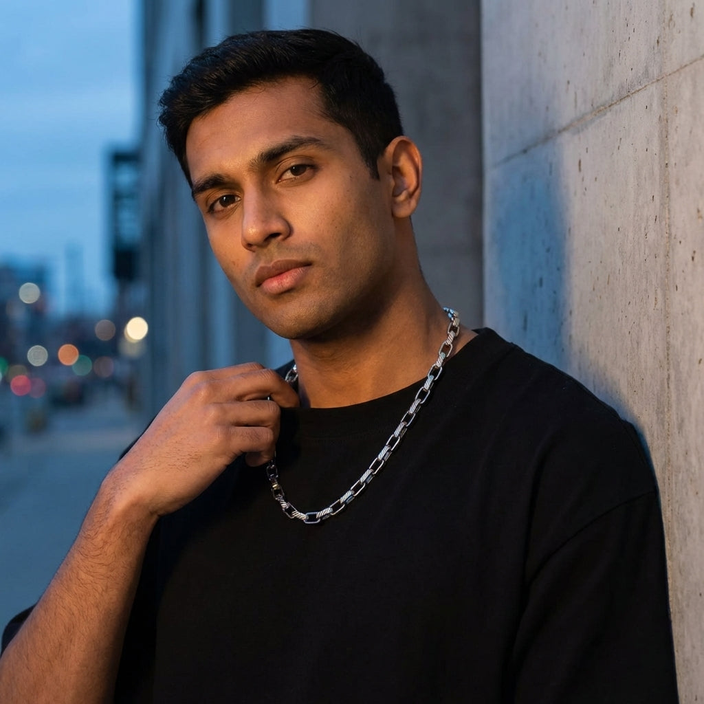 Solid Color Stainless Steel Chain