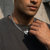 The Astral Edge | Titanium Steel Star Pendant Chain