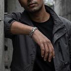 Thai Silver Hand-woven Bracelet