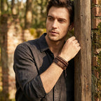 Vintage Style Leather Bracelet