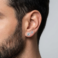 Facet Crystal Stud Set