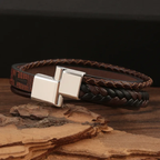 The Centurion - Braided Cross Bracelet