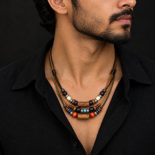 Splice Design Geometric Necklace