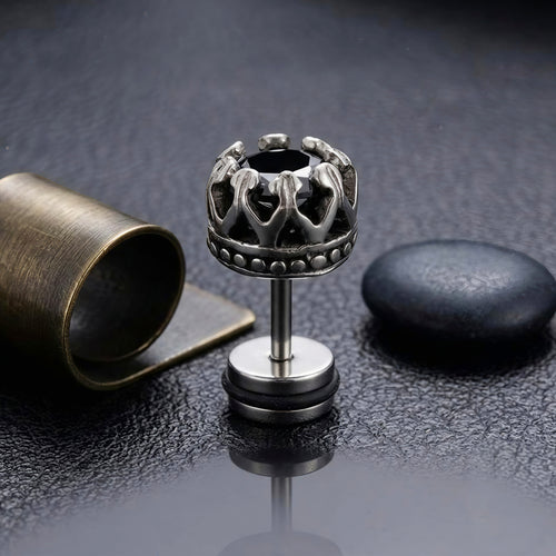 Zircon Cartilage Stud Earring (Single)