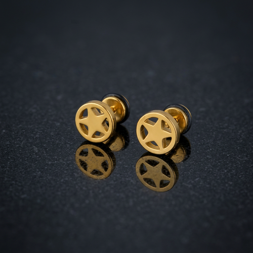 Geometric Stud Earrings (Pair)