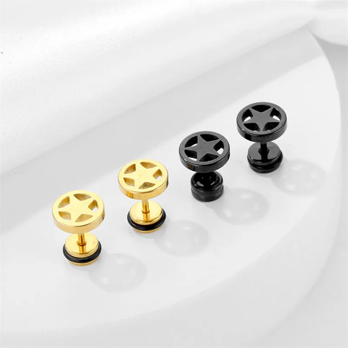 Geometric Stud Earrings (Pair)