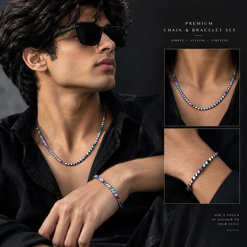 Square Ball Chain Necklace