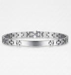 Elite Silver Tone Bracelet
