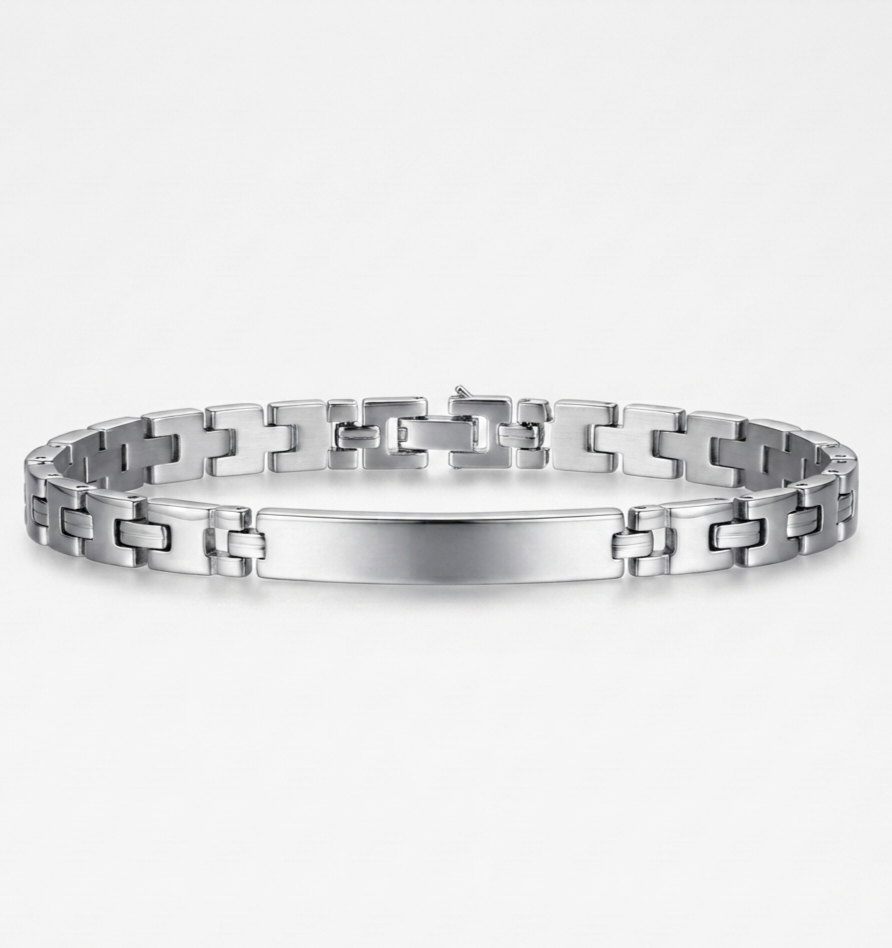 Elite Silver Tone Bracelet