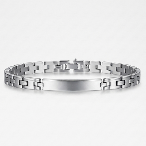 Elite Silver Tone Bracelet