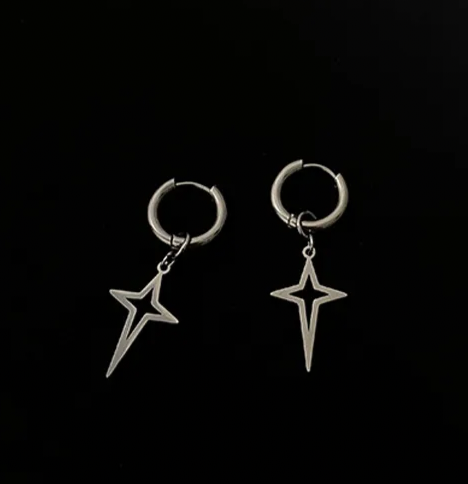 Sirius Star Pendant Earrings (Pair)