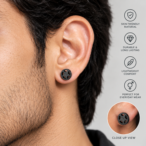 Geometric Stud Earrings (Pair)