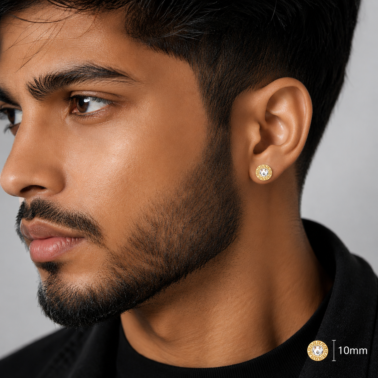 Versa Stud Earring For Men (Pair)