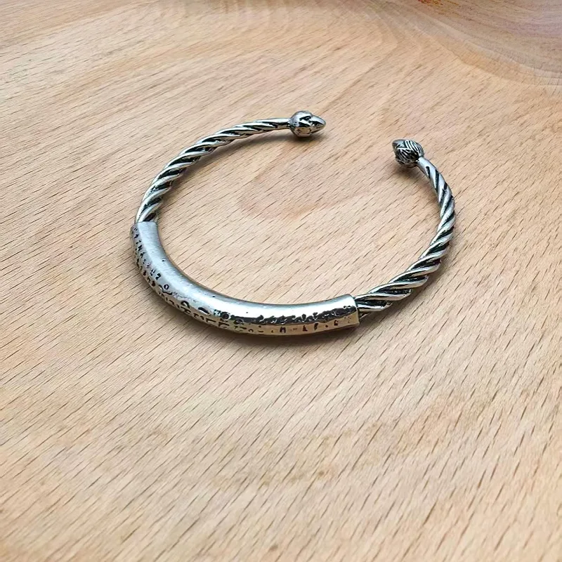 Antique Silver Bangle