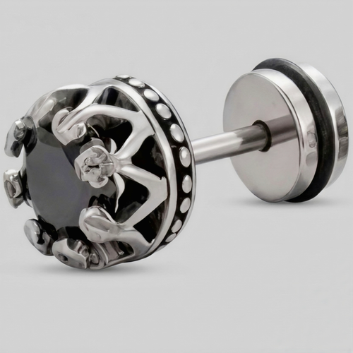 Zircon Cartilage Stud Earring (Single)