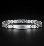 Elite Silver Tone Bracelet