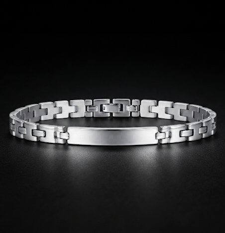 Elite Silver Tone Bracelet