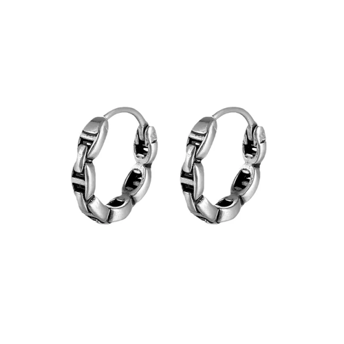 Geometric Huggie Earrings (Pair)