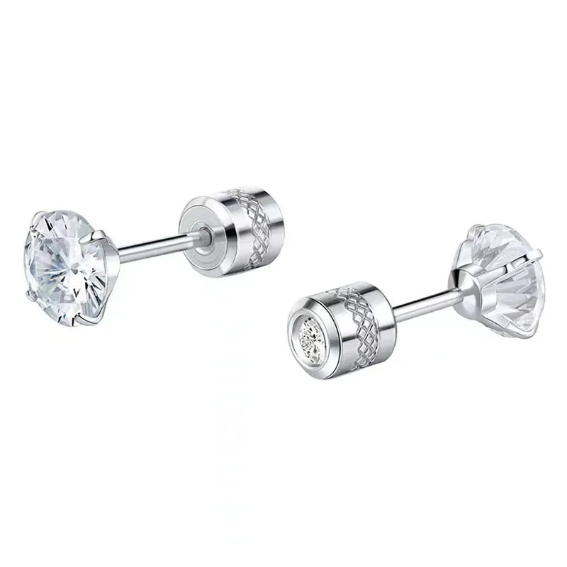 Facet Crystal Stud Set