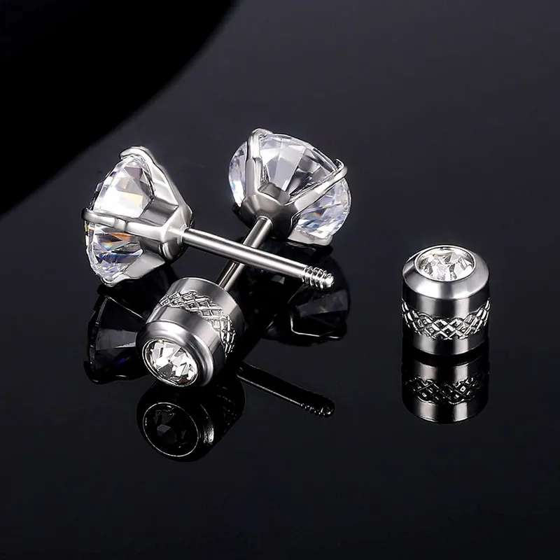 Facet Crystal Stud Set