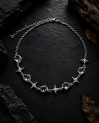 Irregular Zircon Necklace, Light Luxury