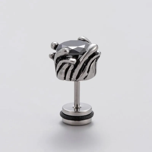 Zircon Cartilage Stud Earring (Single)