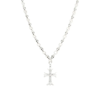 Cross Necklace and Bracelet Set - A Bold Statement of Faith
