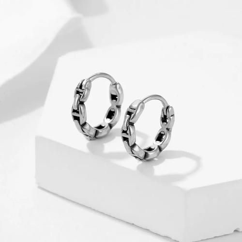 Geometric Huggie Earrings (Pair)