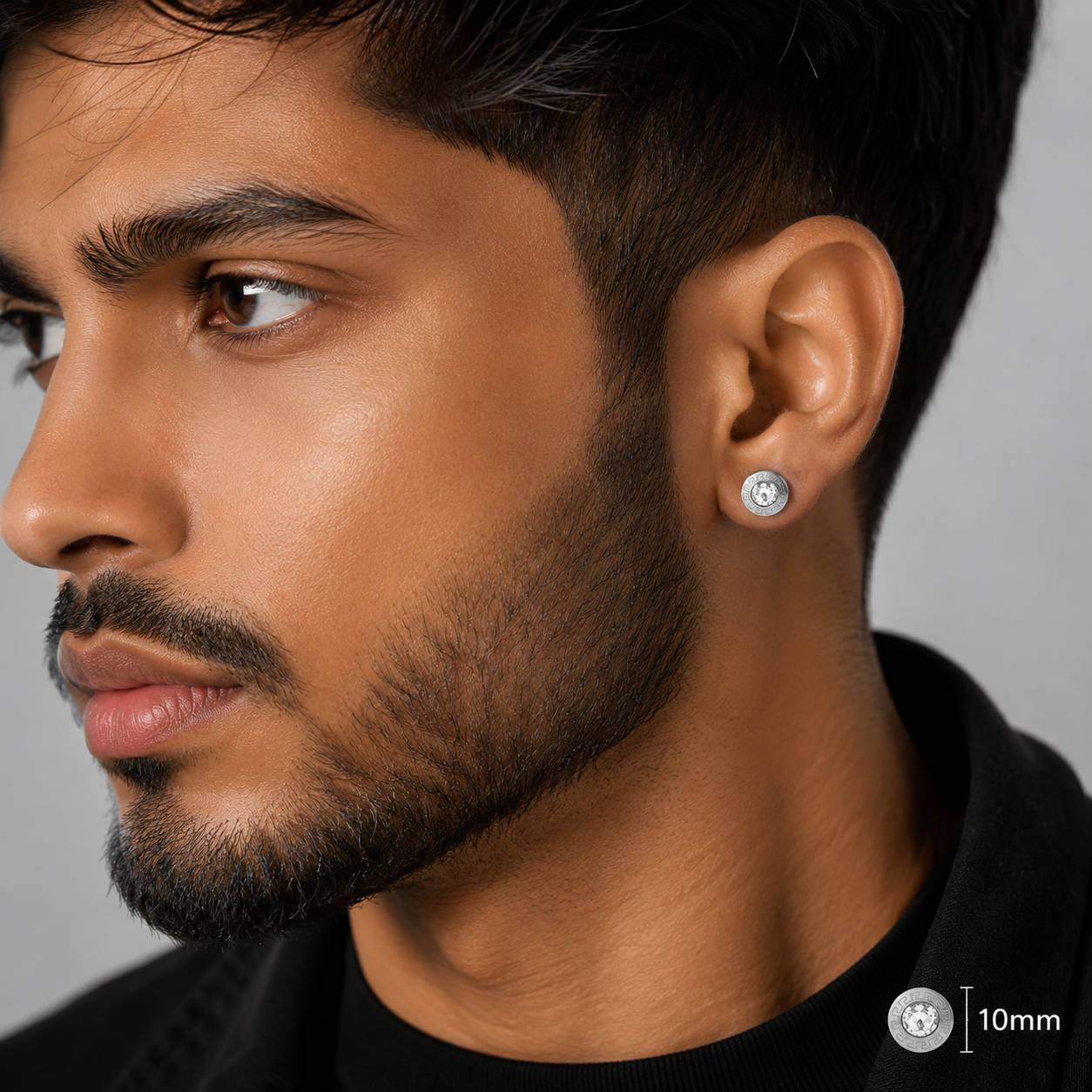 Versa Stud Earring For Men (Pair)