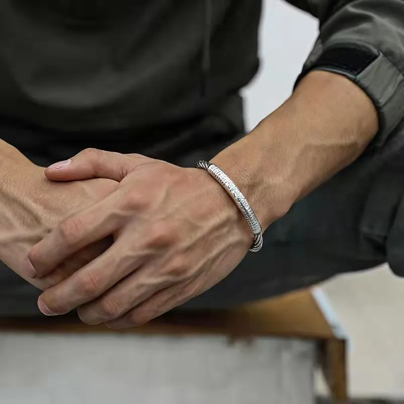 Antique Silver Bangle