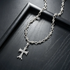 Cross Necklace and Bracelet Set - A Bold Statement of Faith